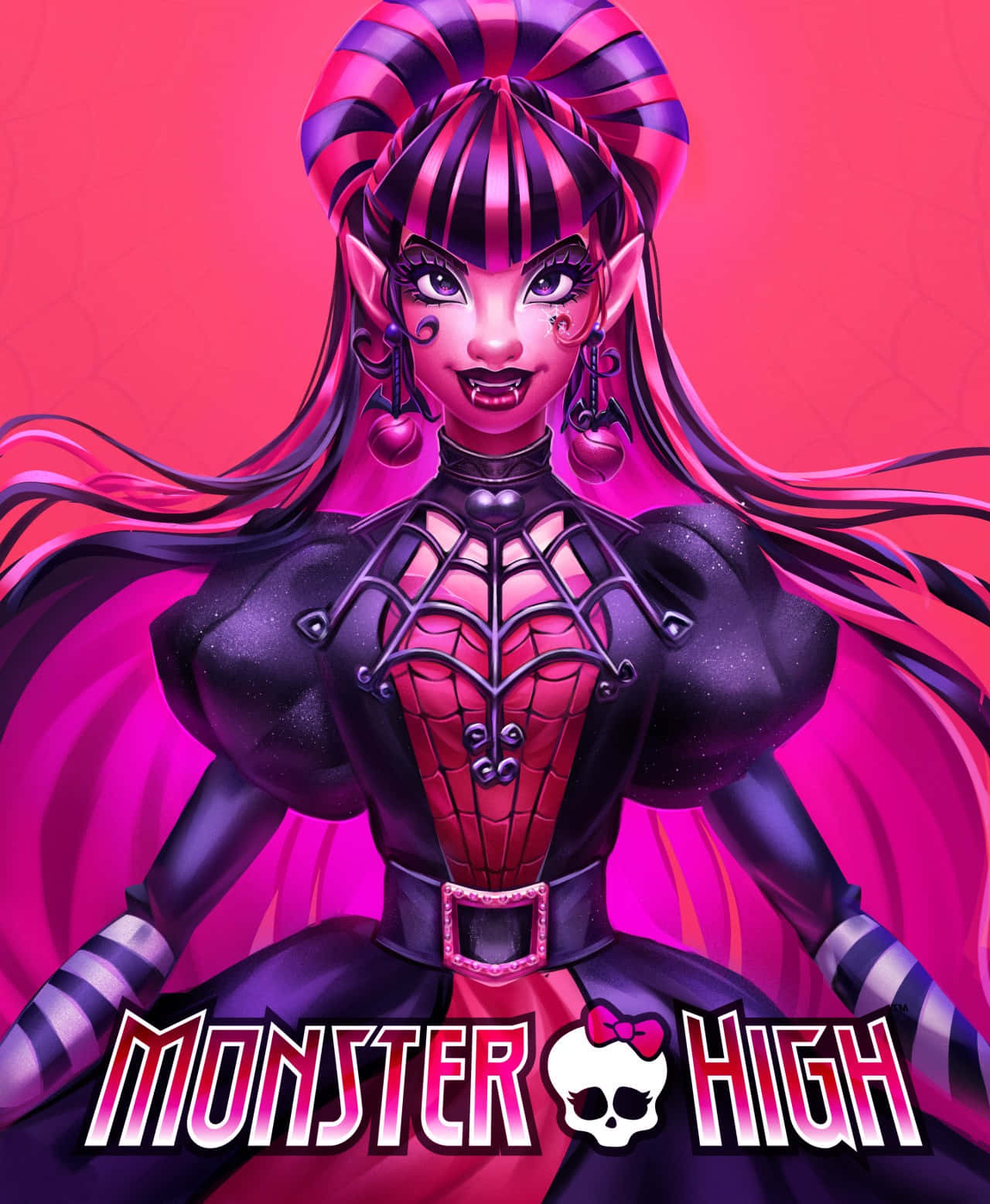 Draculaura Monster High Character Art Wallpaper