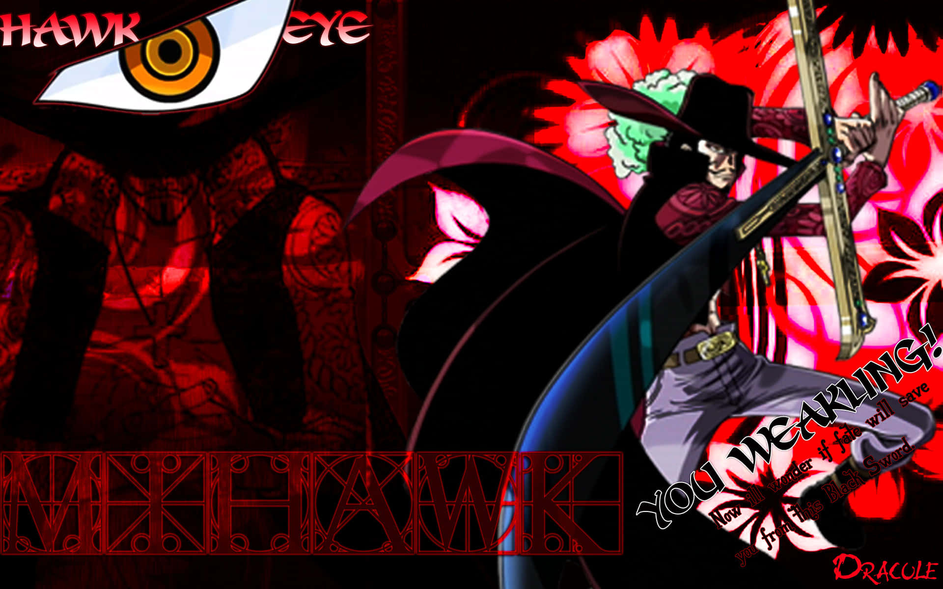 Dracule Mihawk, Swordsman Of Legendary Strength And Ferocity Wallpaper