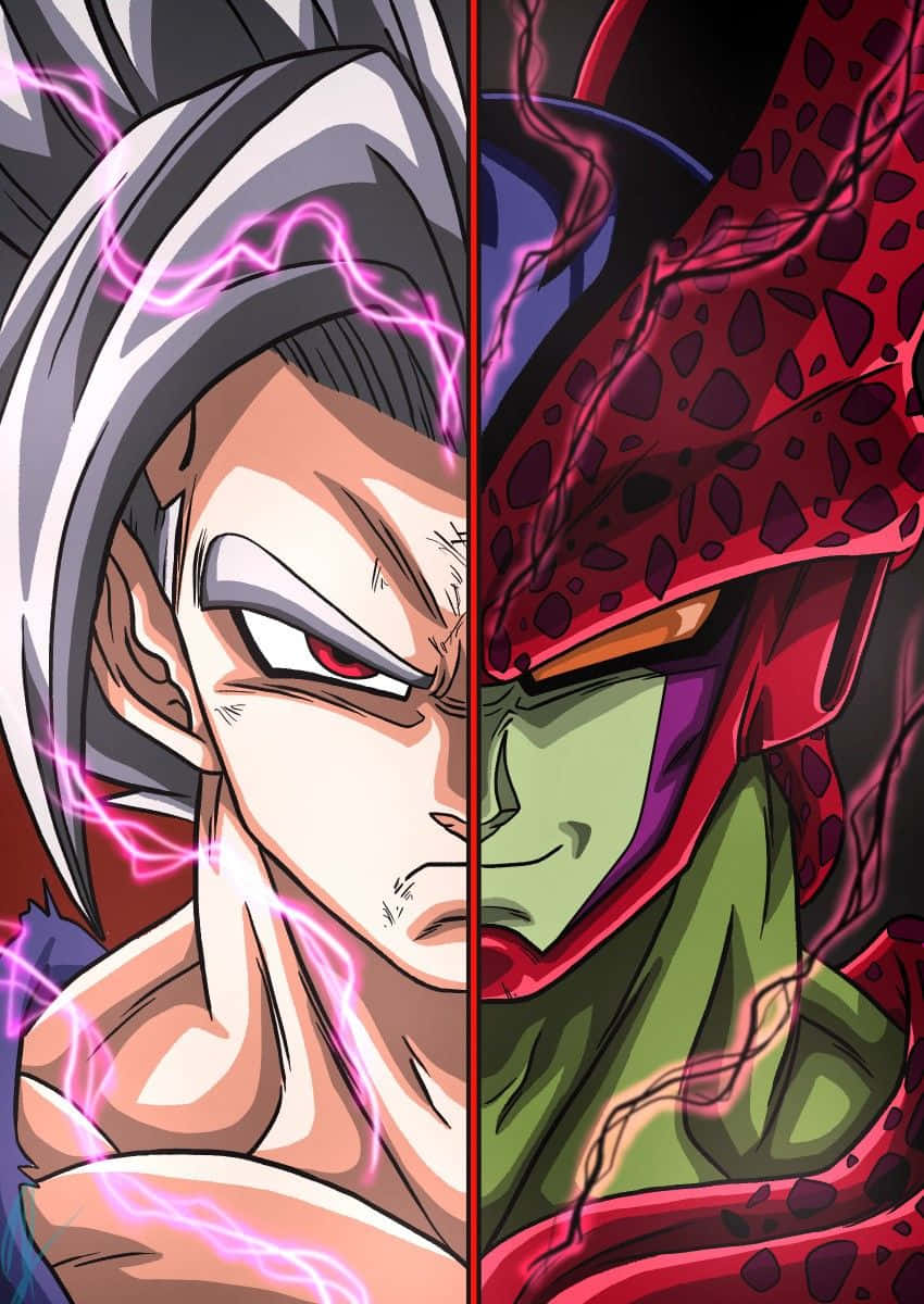 Dragon Ball Gohanvs Cell Face Off Wallpaper