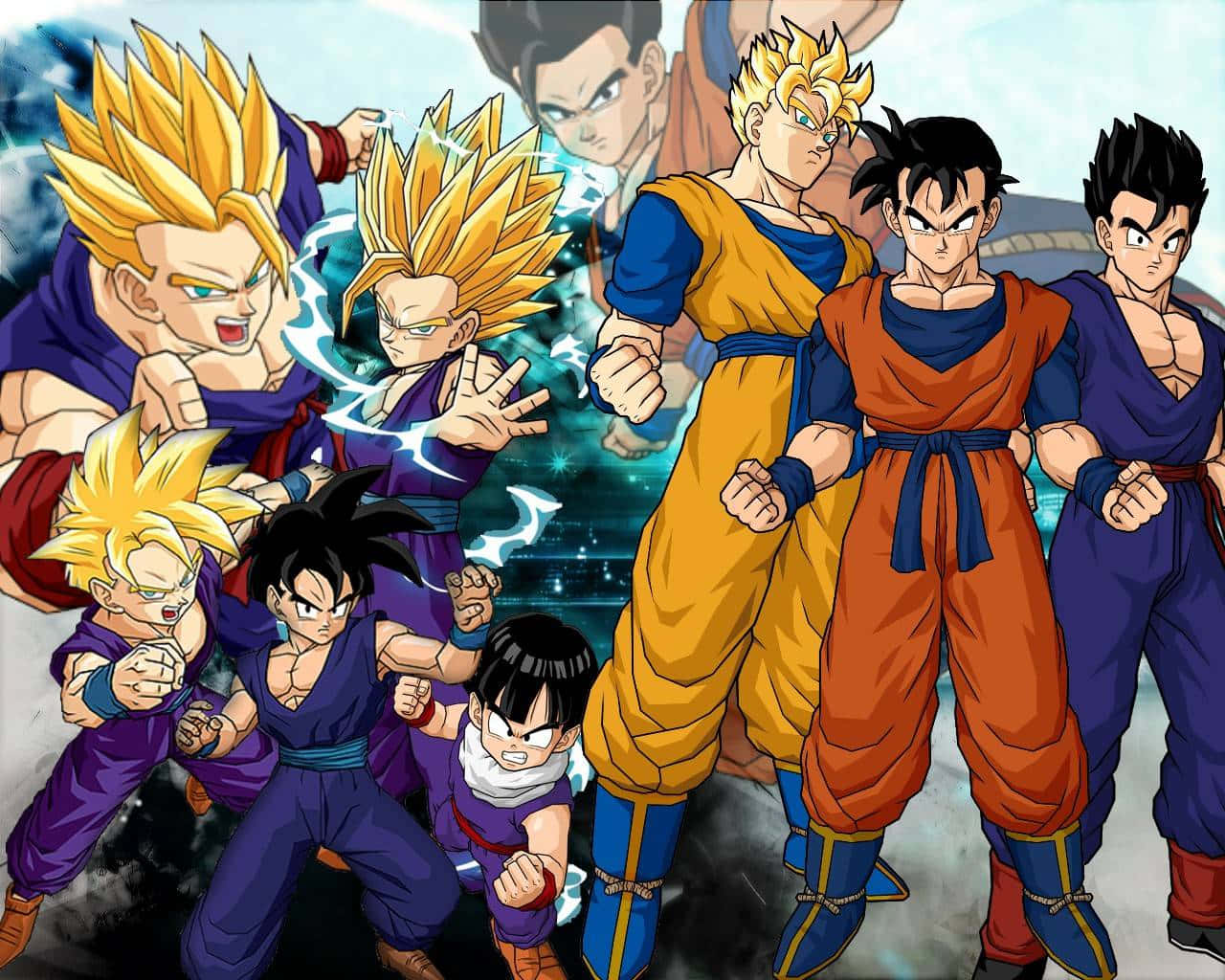 Dragon_ Ball_ Z_ Gohan_ Evolution_ Artwork Wallpaper