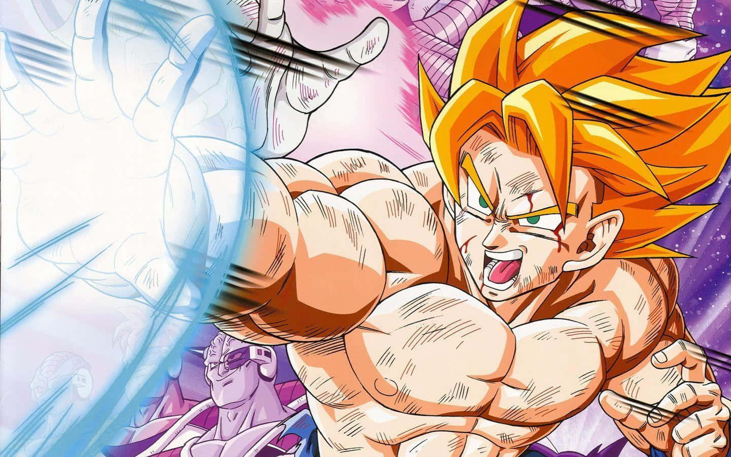 Dragon Ball Z Goku One Hand Kamehameha Wallpaper