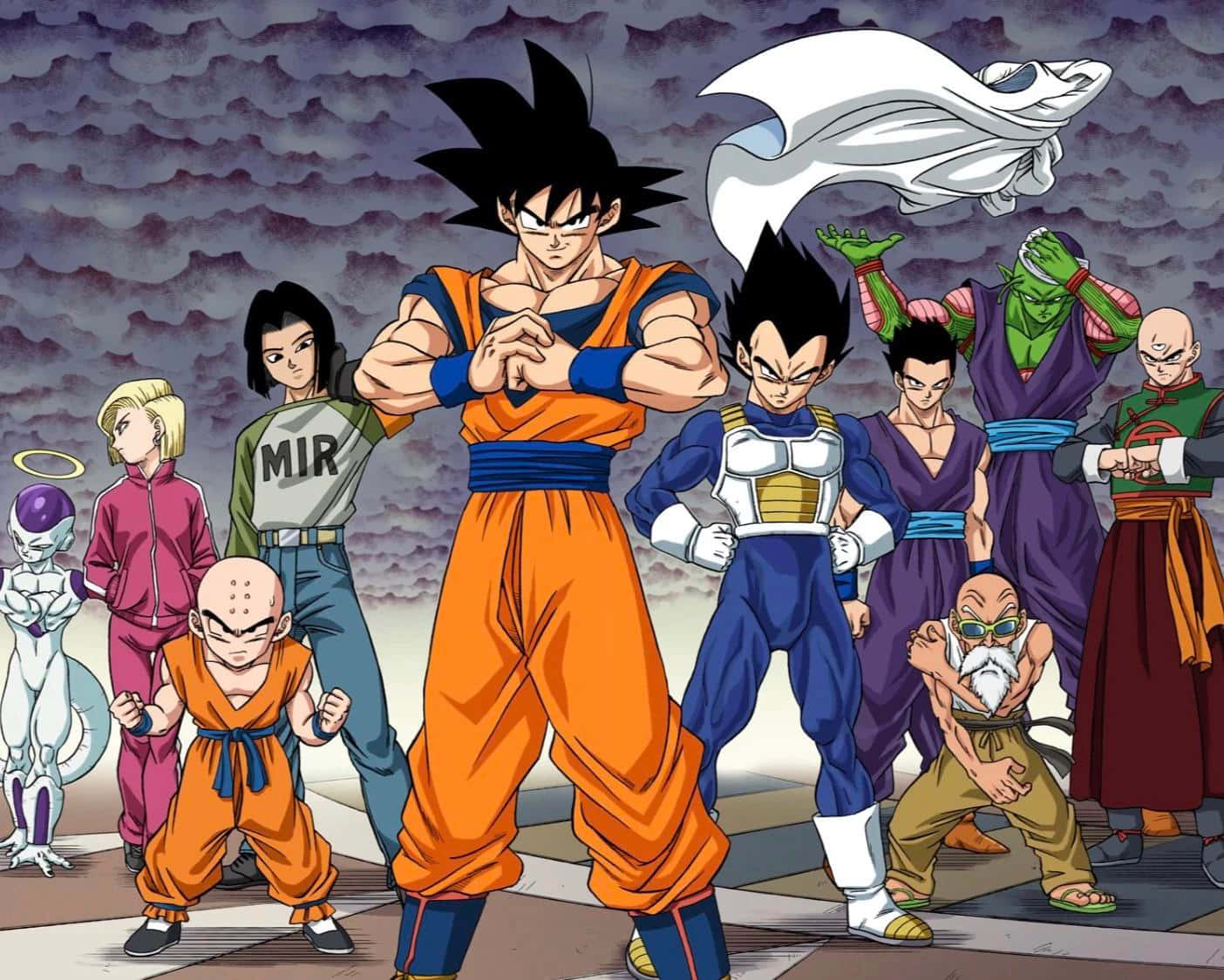 Dragon Ball Z Team Readyfor Battle Wallpaper