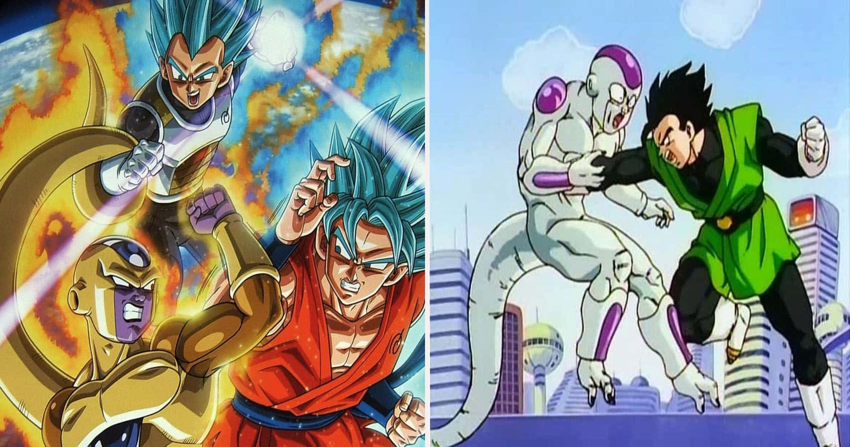 Dragon Ball Z: Vegeta And Frieza Face-off Wallpaper