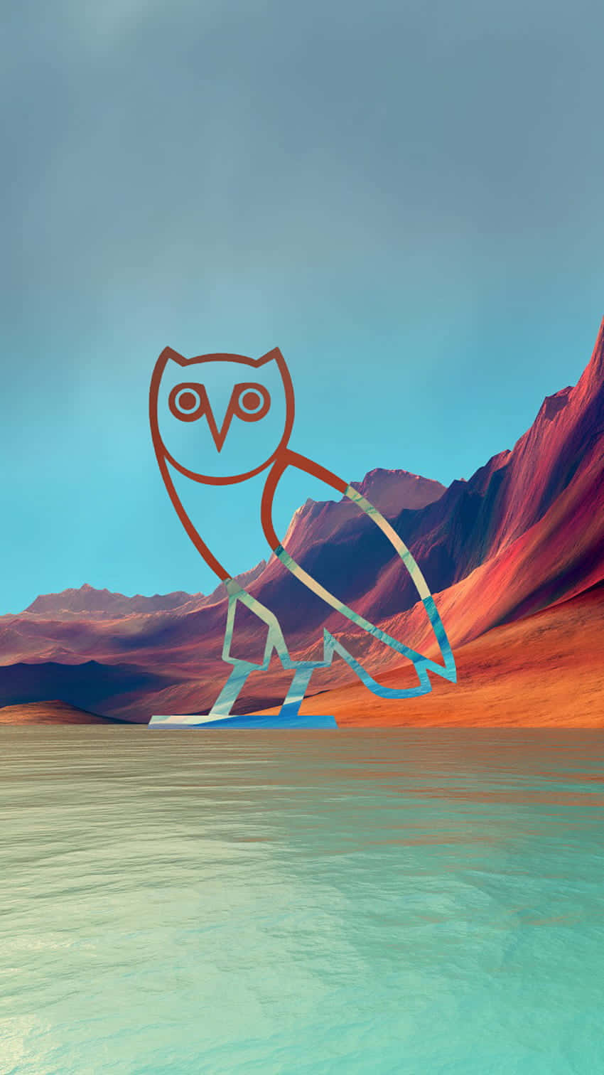 Drake's Ovo Owl Logo For Iphone Wallpaper