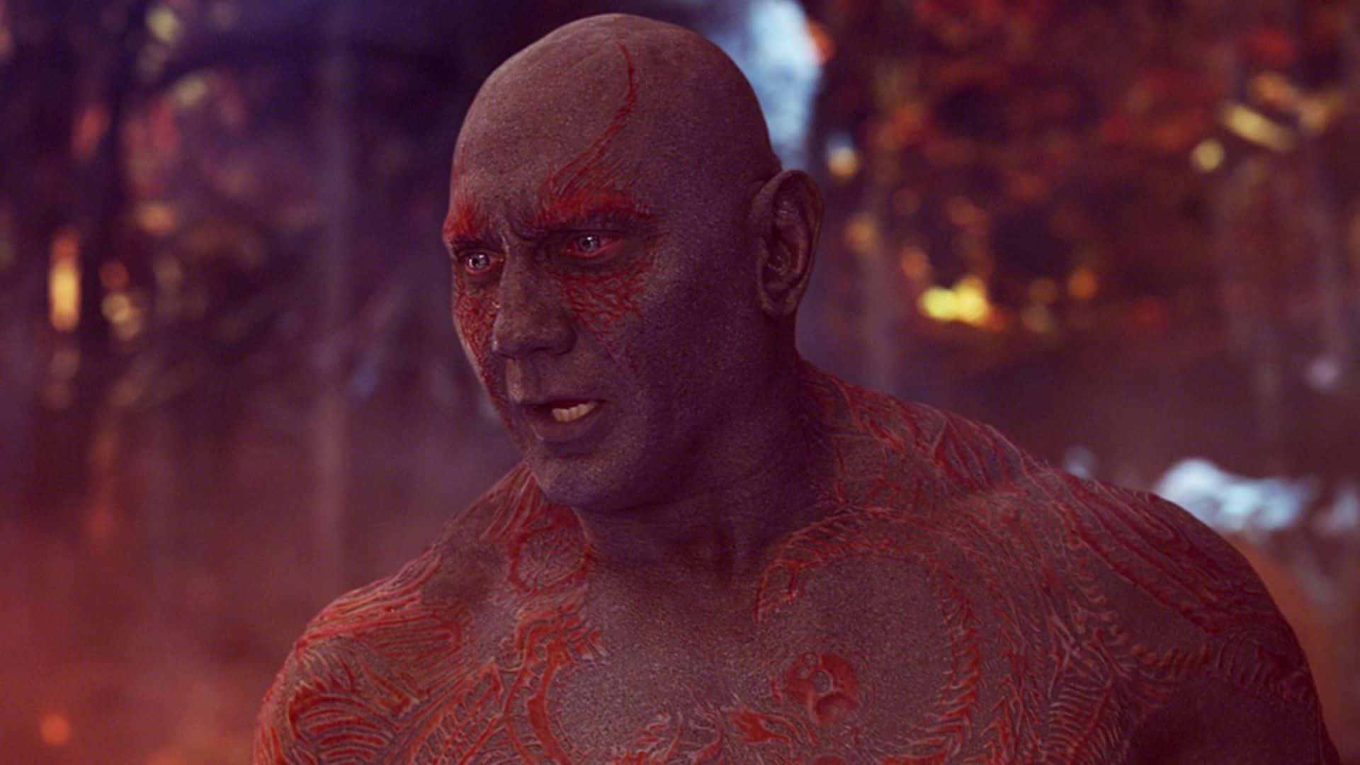 Drax The Destroyer - Protecting Our Galaxy Wallpaper