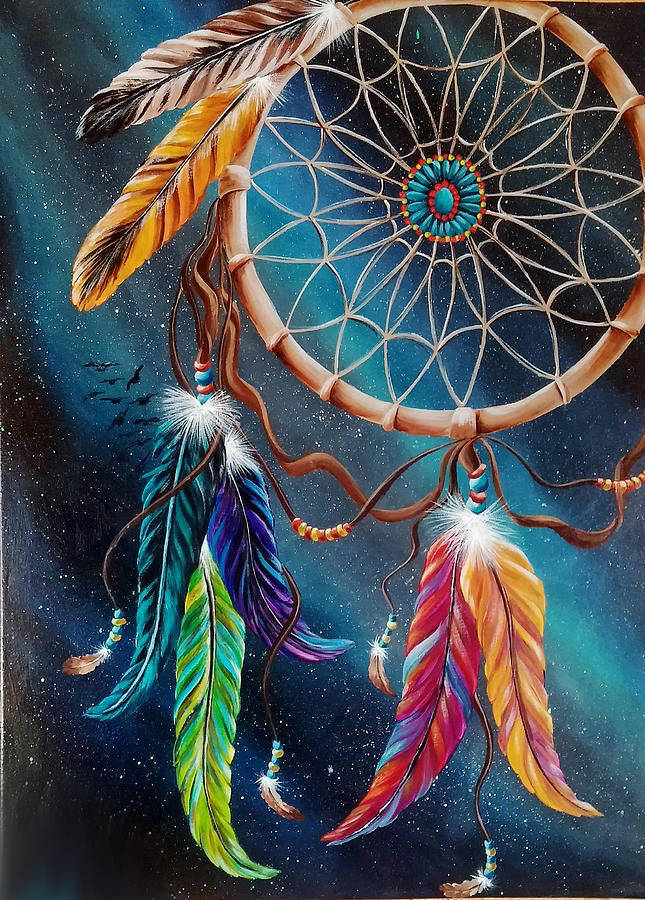 Dream Catcher Painting Wallpaper