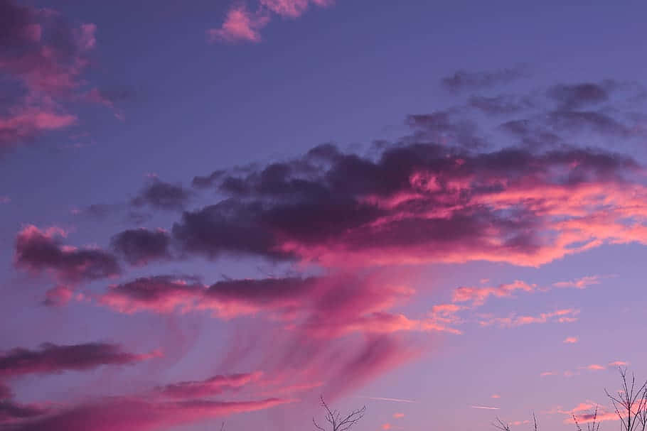 Dreamy Pastel Tones Of Pink And Purple Wallpaper