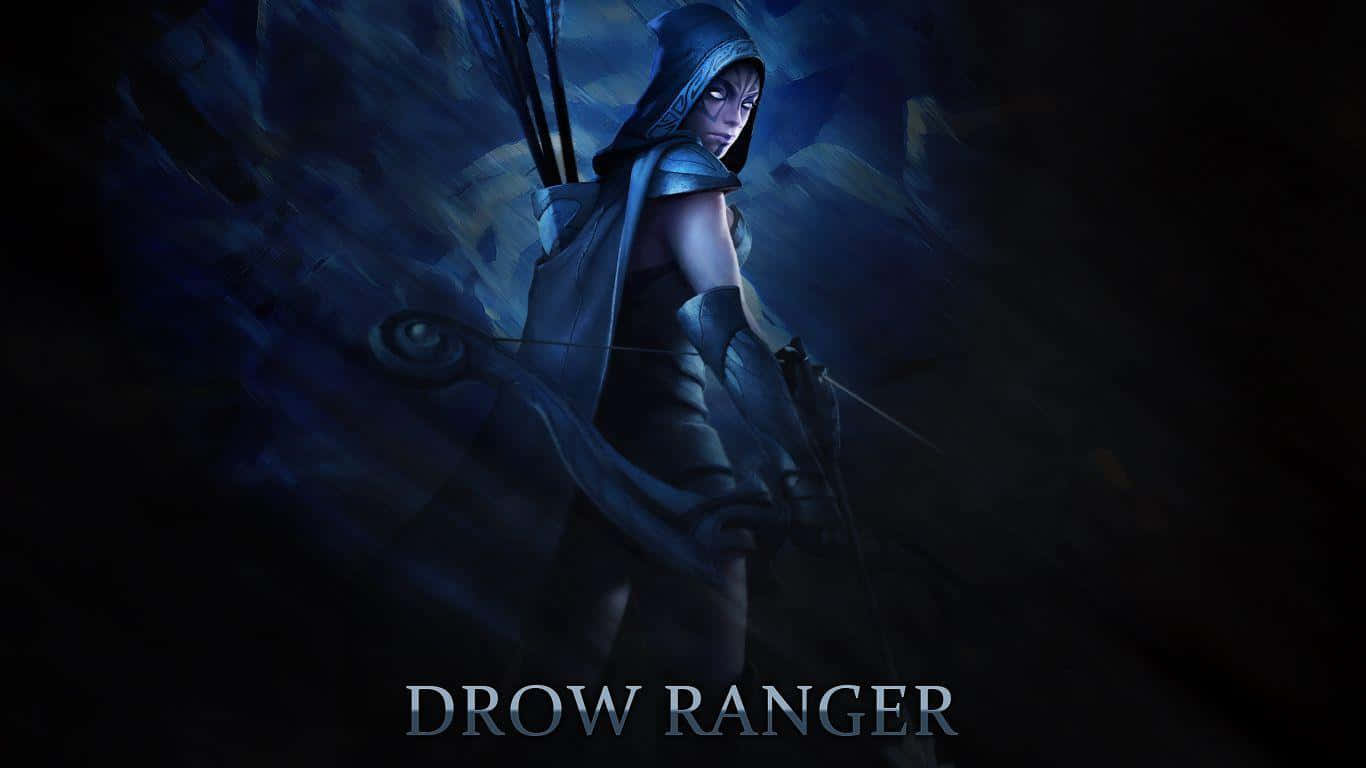 Drow Ranger: The Stoic Guardian Of The Woods Wallpaper