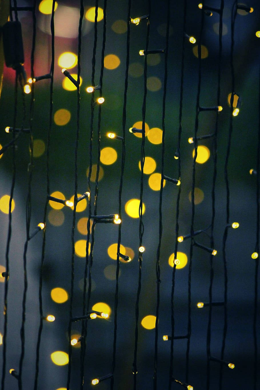 Dslr Blur Yellow Lights Wallpaper