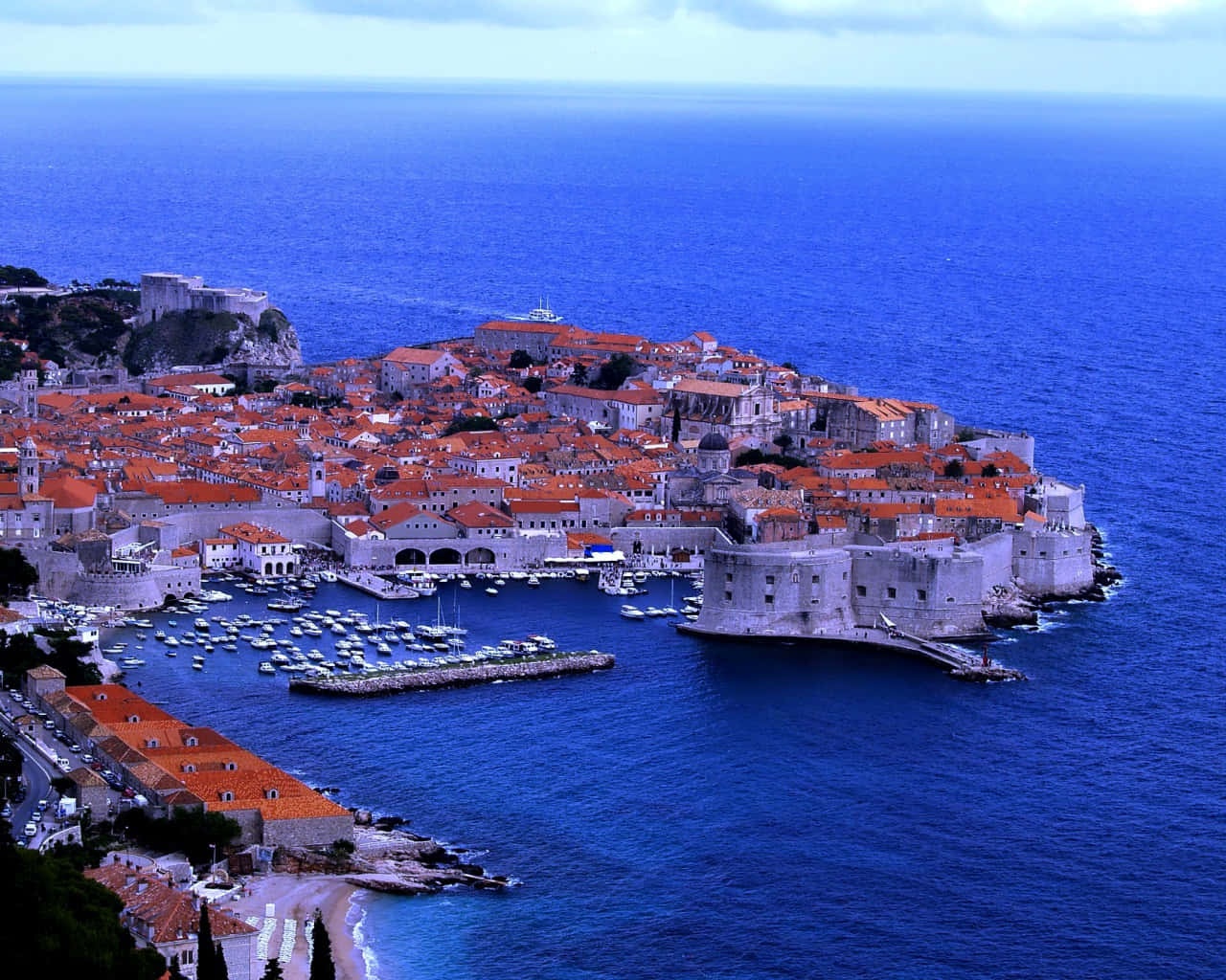 Dubrovnik Mediterranean Ancient City Wallpaper