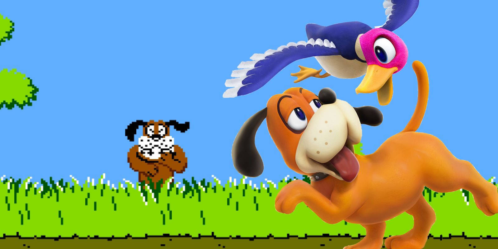 Duck Hunt Dog And Duck Wallpaper