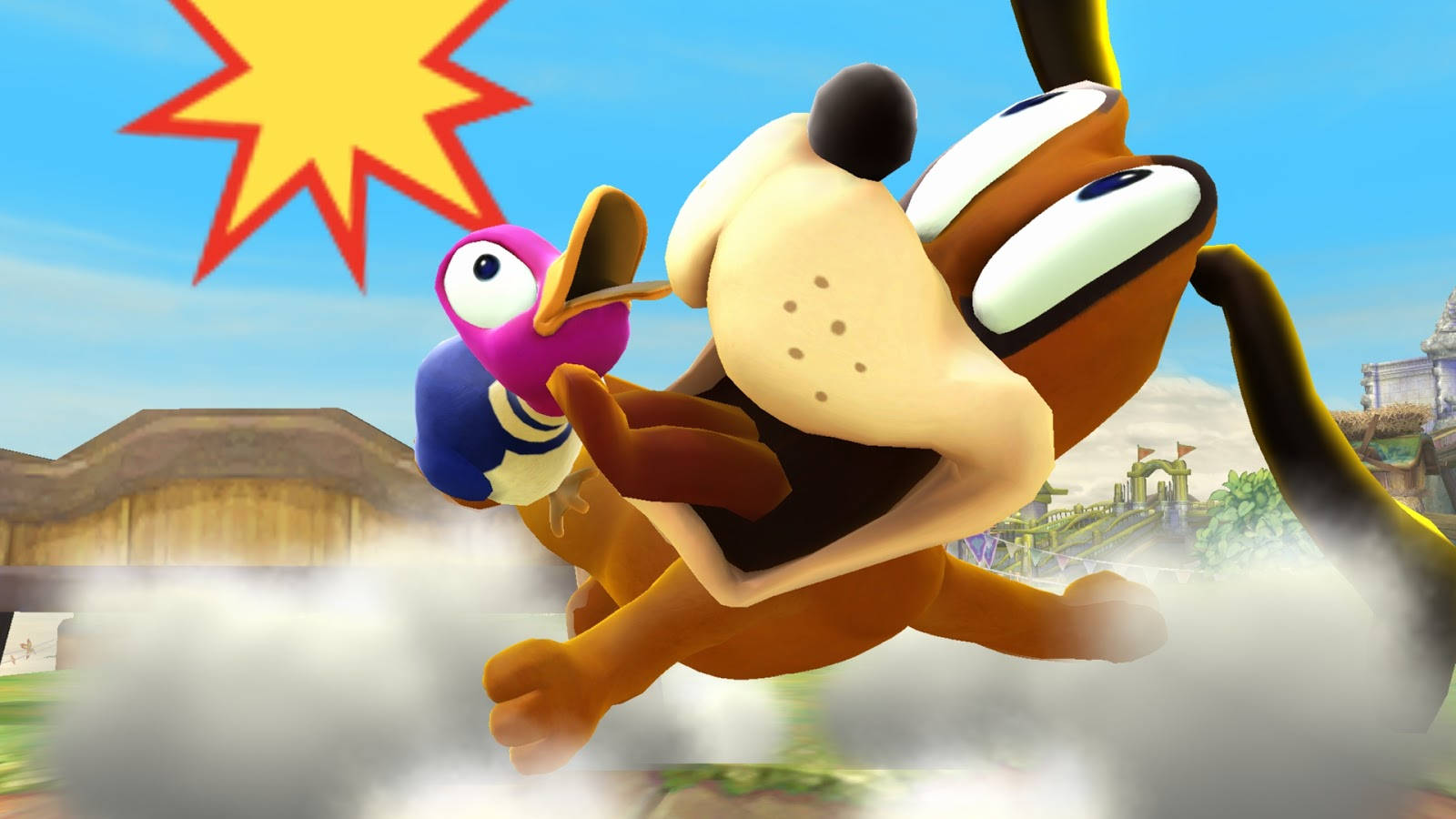 Duck Hunt Shocked Dog Wallpaper