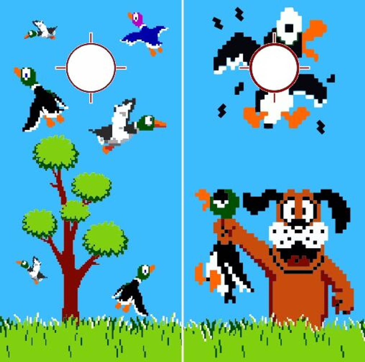 Duck Hunt Tree Wallpaper