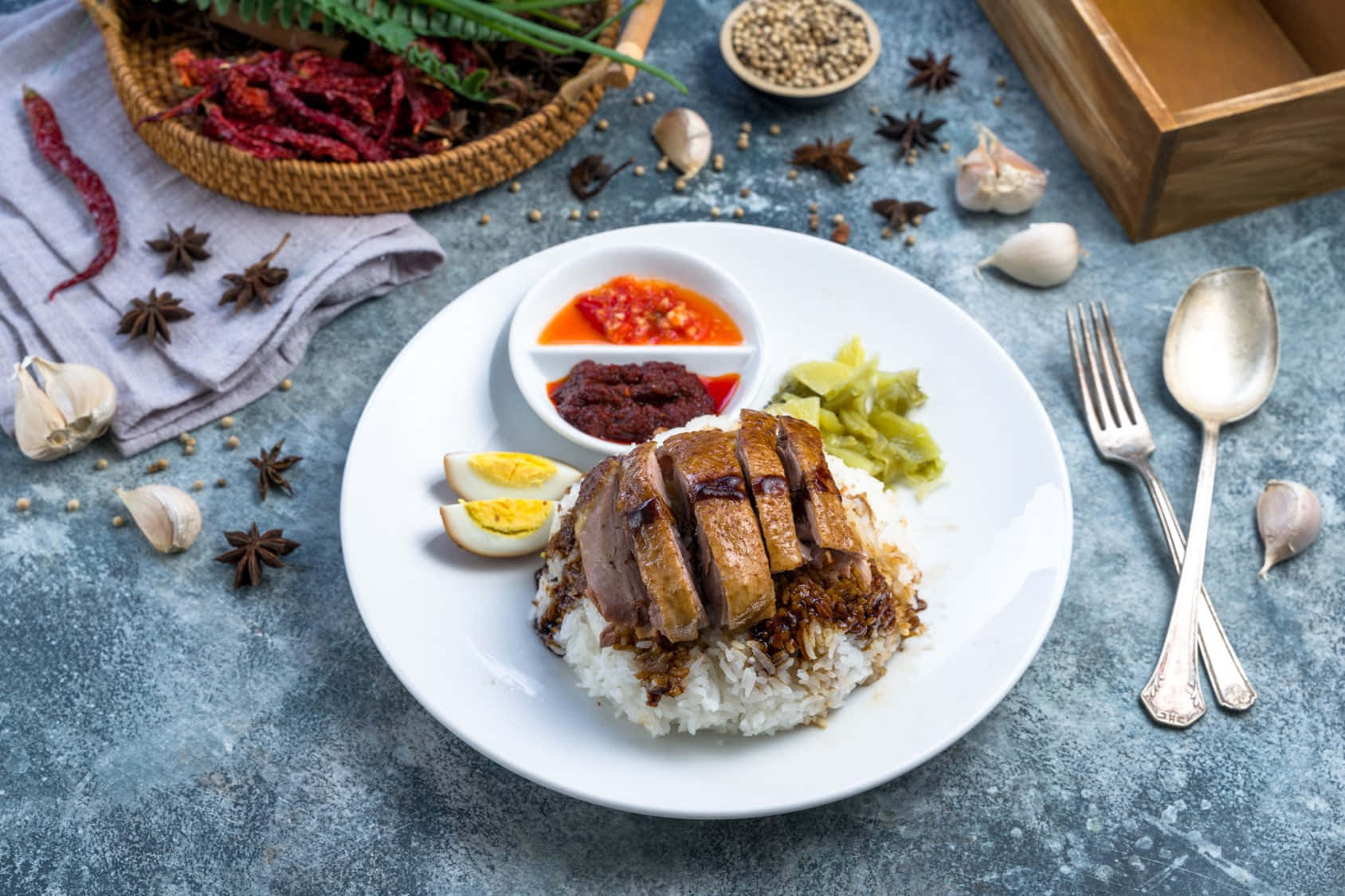 Duck Rice At Swatow Bai Le Teochew Braised Duck Wallpaper