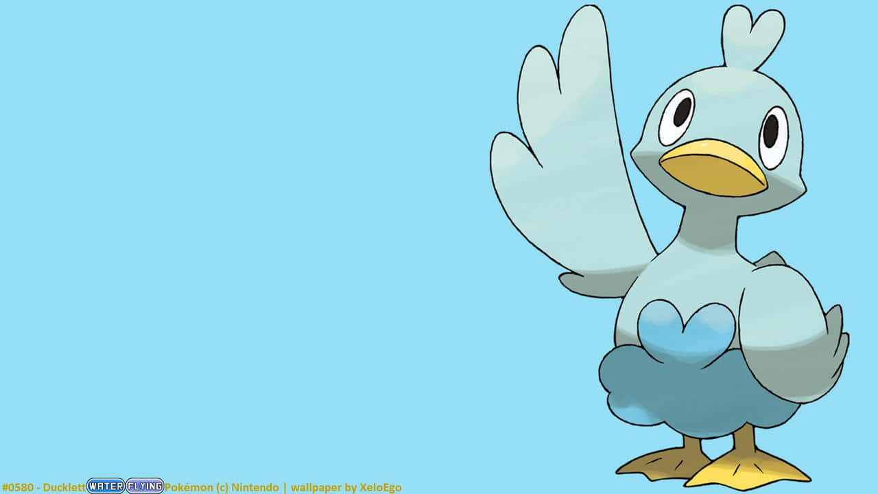 Ducklett Soaring High In The Sky Wallpaper