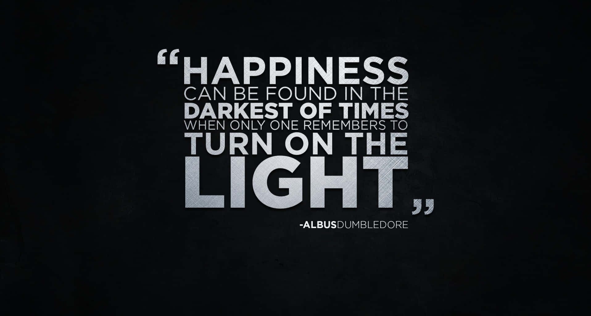 Dumbledore Happiness Quote Wallpaper