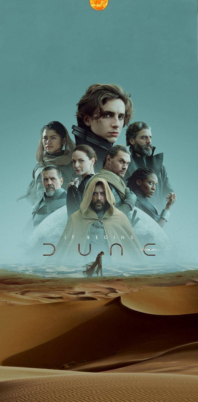 Dune 2021 Main Cast Movie Poster Wallpaper