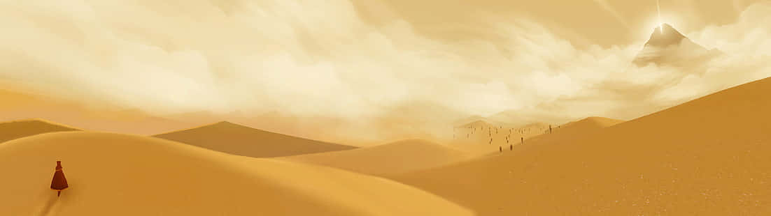 Dune_ Desert_ Caravan Wallpaper