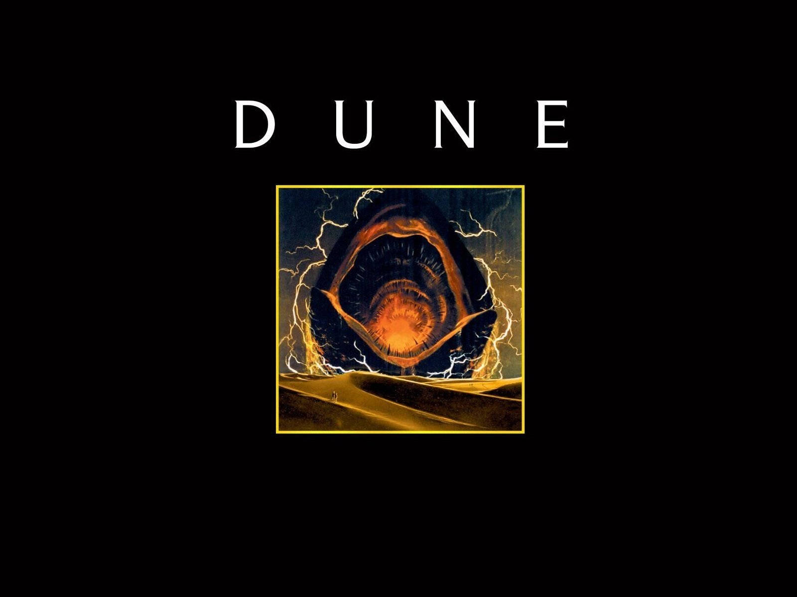 Dune Movie Minimal Logo Art Wallpaper