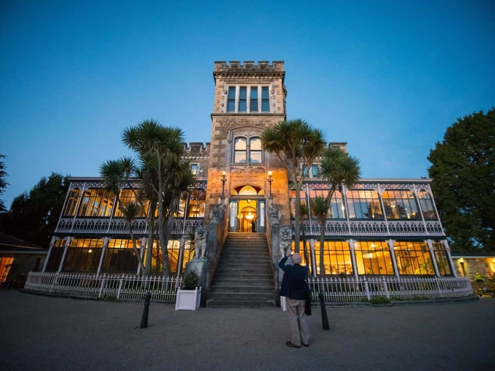 Dunedin Historic Building Twilight Wallpaper