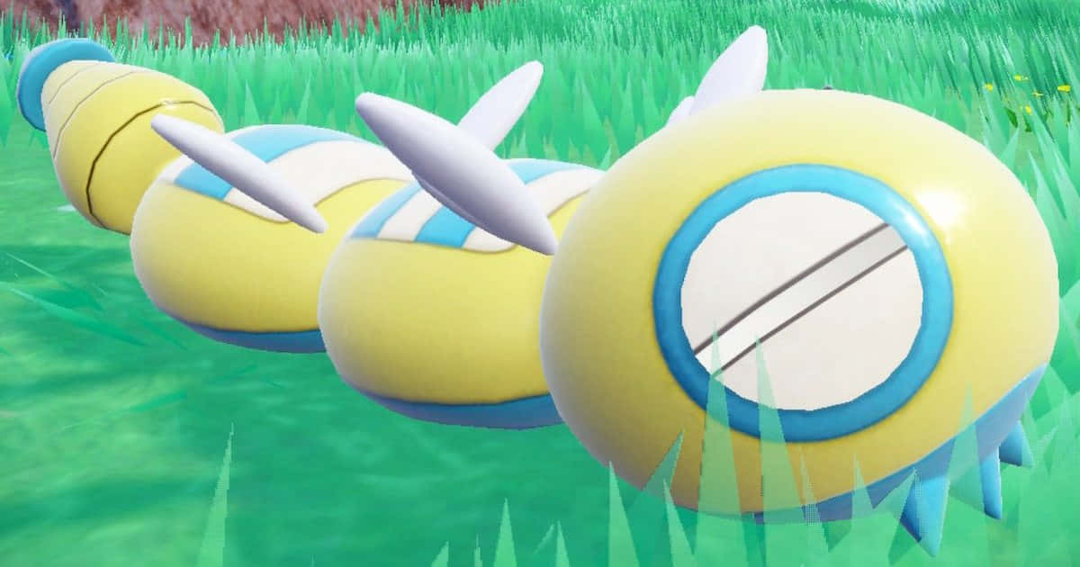 Dunsparce Close Up In Grass Wallpaper