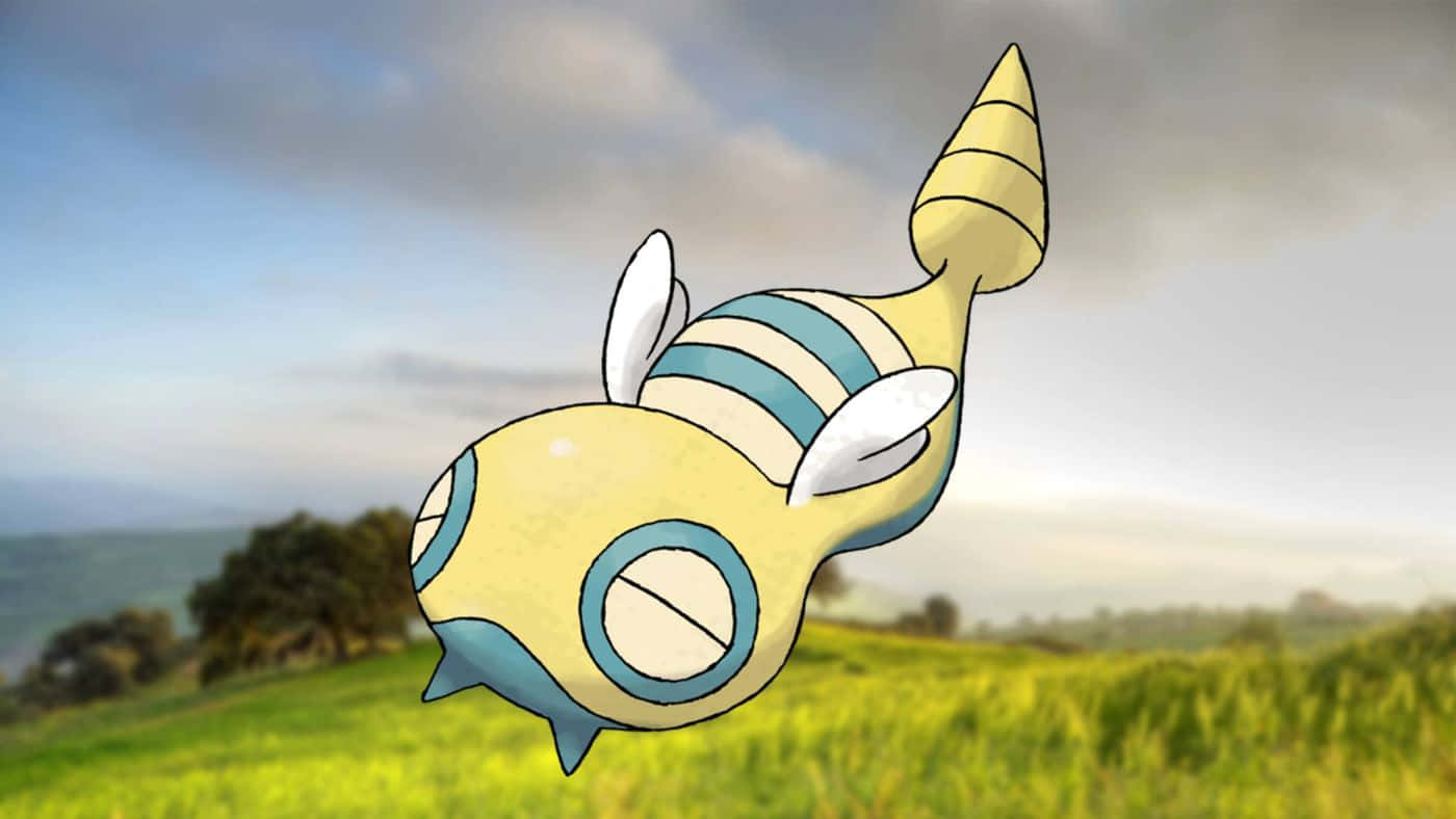 Dunsparce On Grassy Field Wallpaper