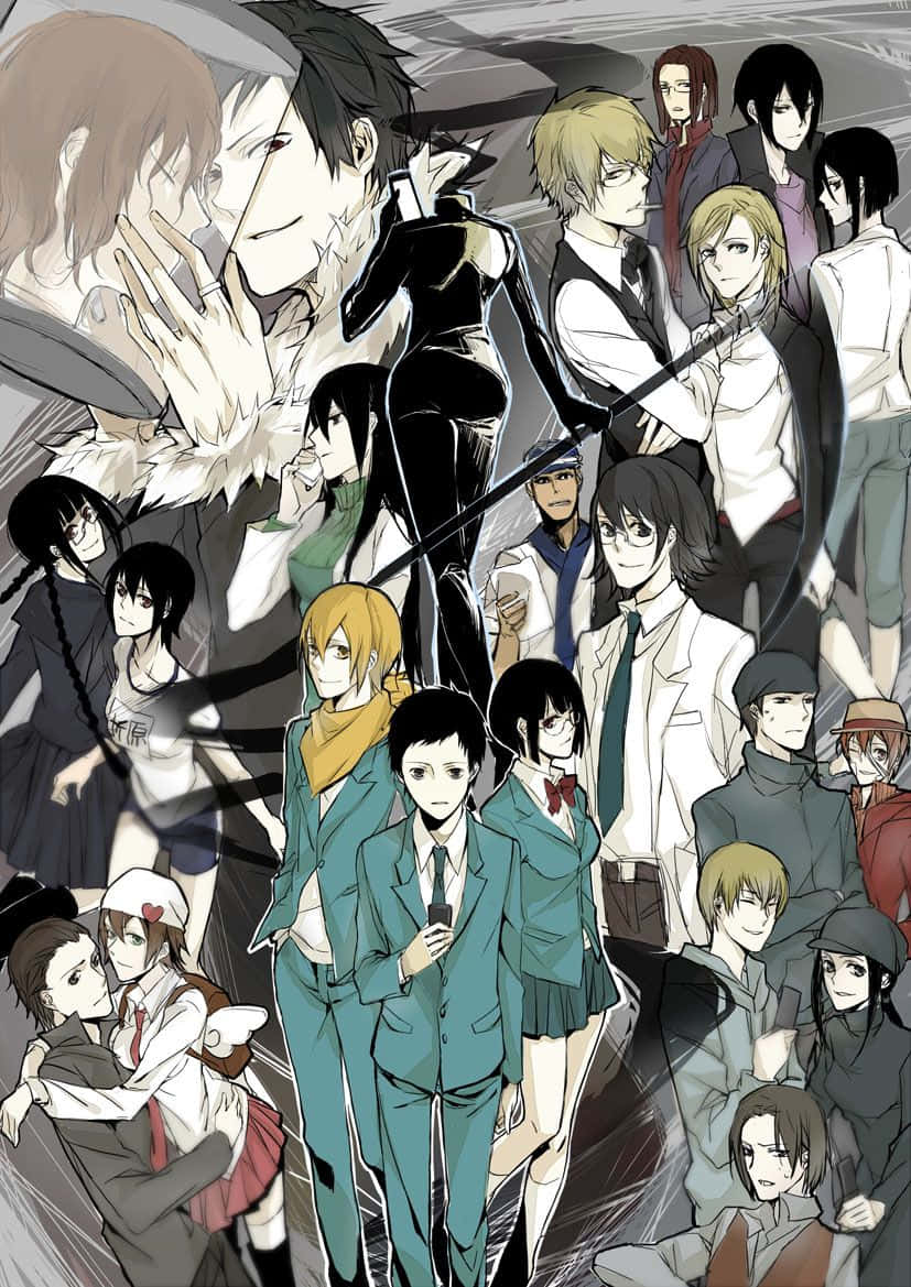 Durarara Characters Collage Wallpaper