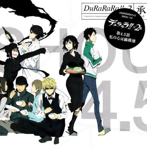 Durarara Characters Group Artwork Wallpaper