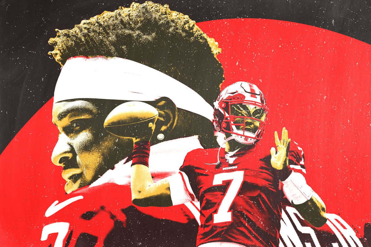 Dwayne Haskins Fan Edit Wallpaper