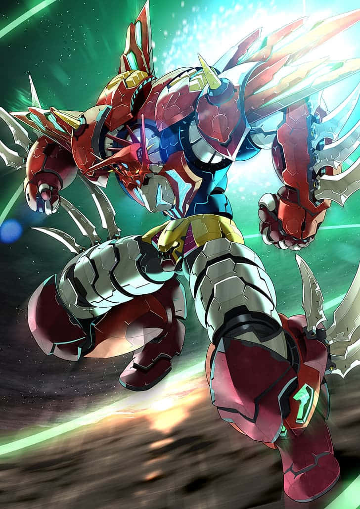 Dynamic Anime Getter Robot Wallpaper