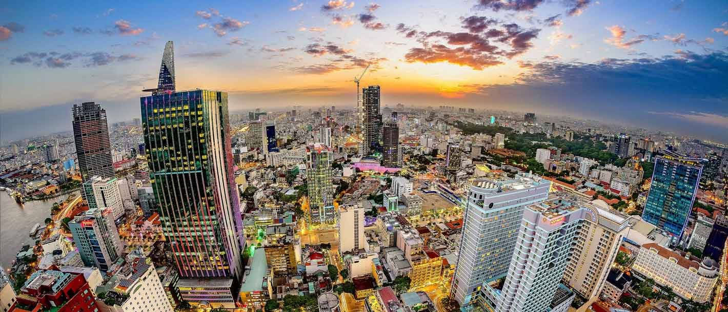 Dynamic Ho Chi Minh City Through A Fisheye Lens Wallpaper