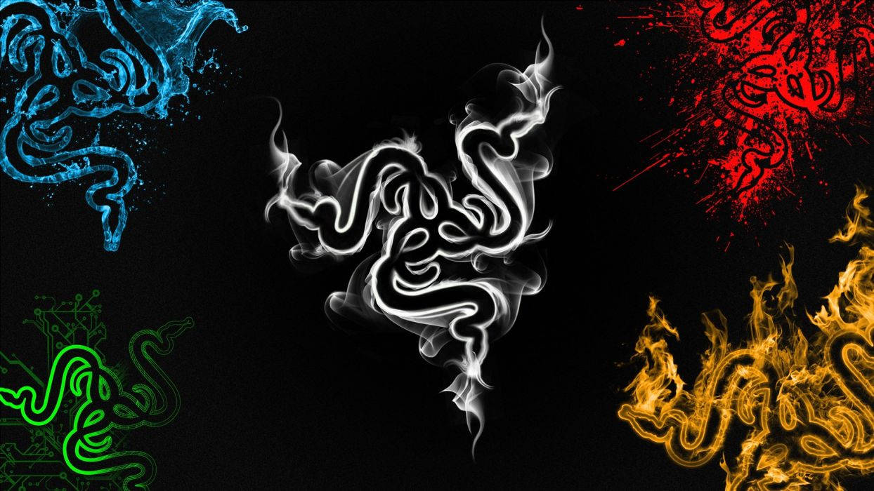 Dynamic Razer Gaming Logo Wallpaper