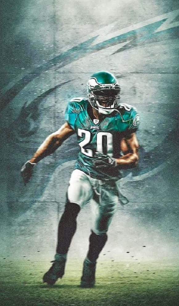 Eagles Player Number20 Artistic Render Wallpaper