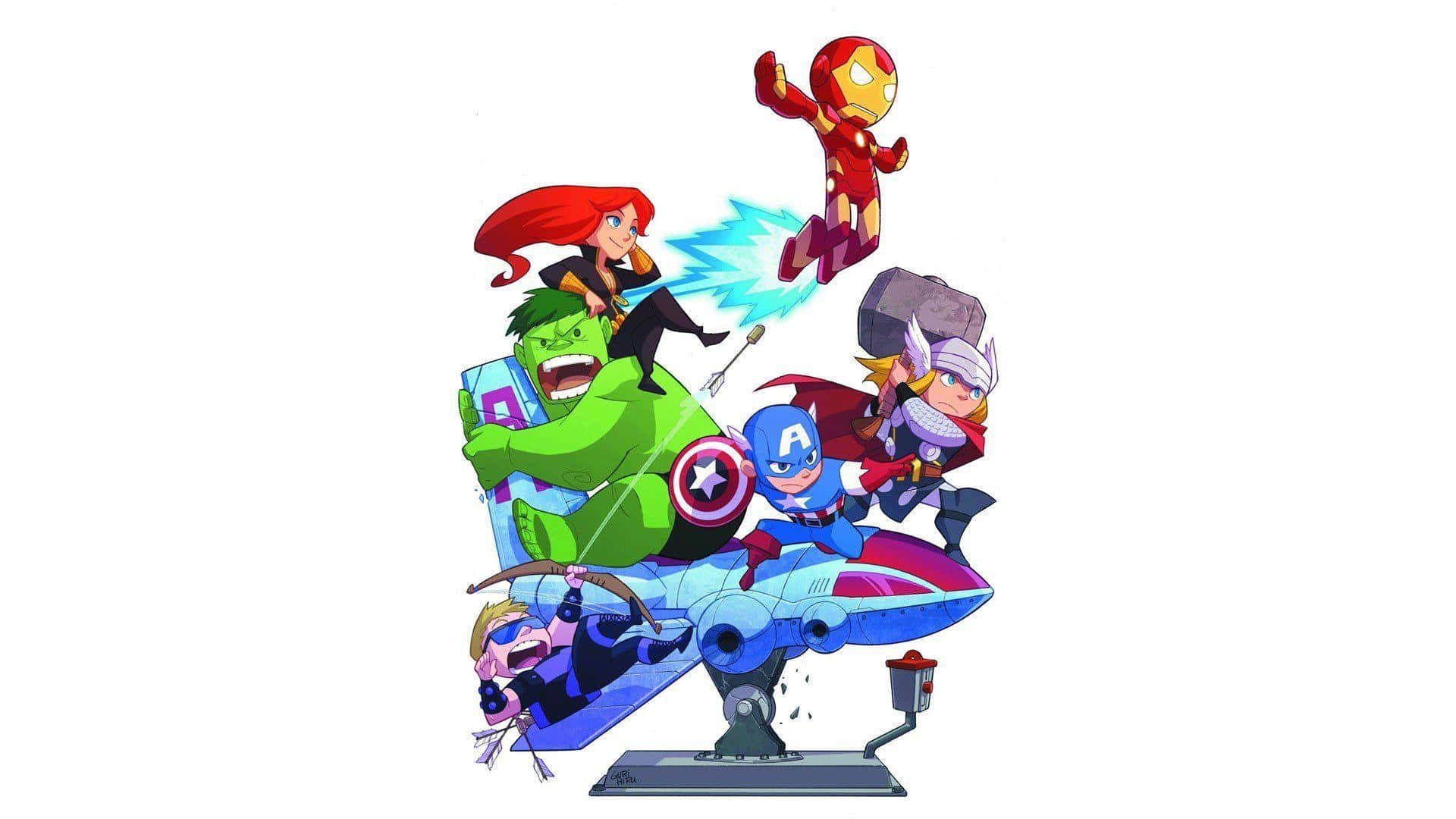 Earth's Mightiest Heroes Wallpaper