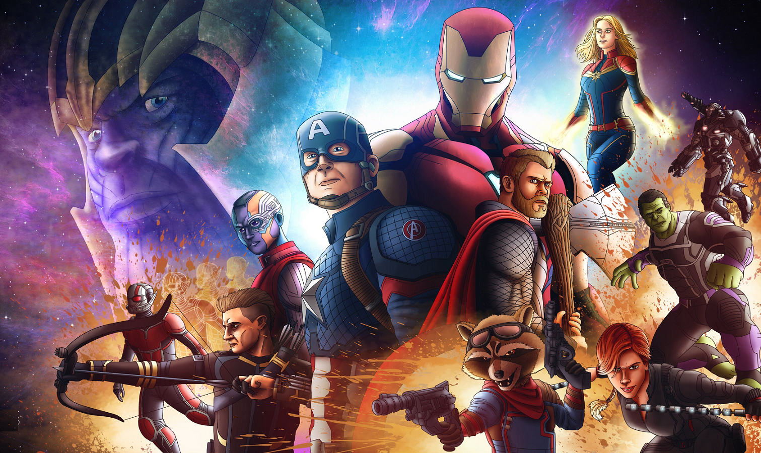 Earth's Mightiest Heroes Unite Wallpaper