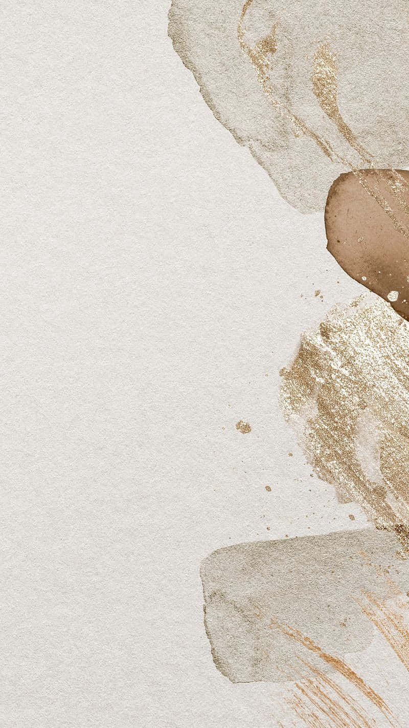 Earthy Gold Watercolor Texture.jpg Wallpaper