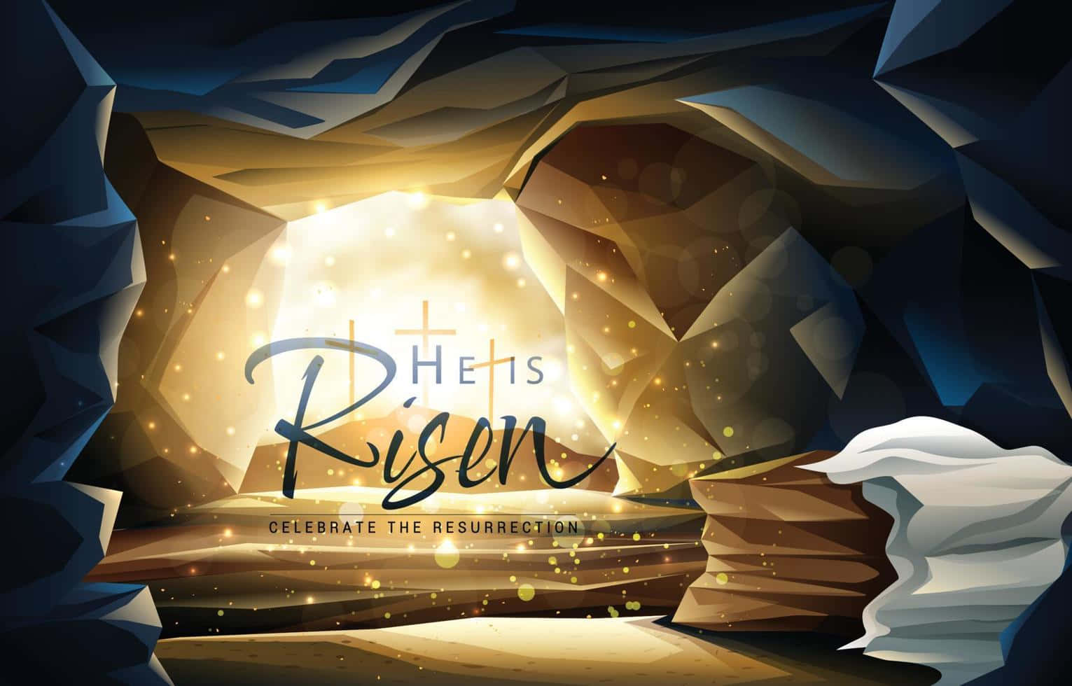 Easter Resurrection Celebration Artwork Wallpaper