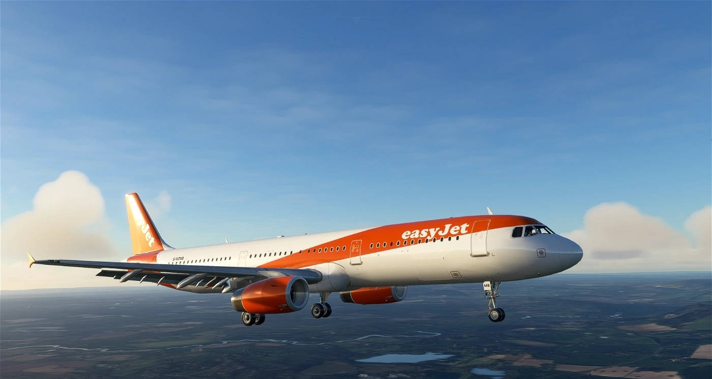 Easyjet Aerial Landscape Wallpaper