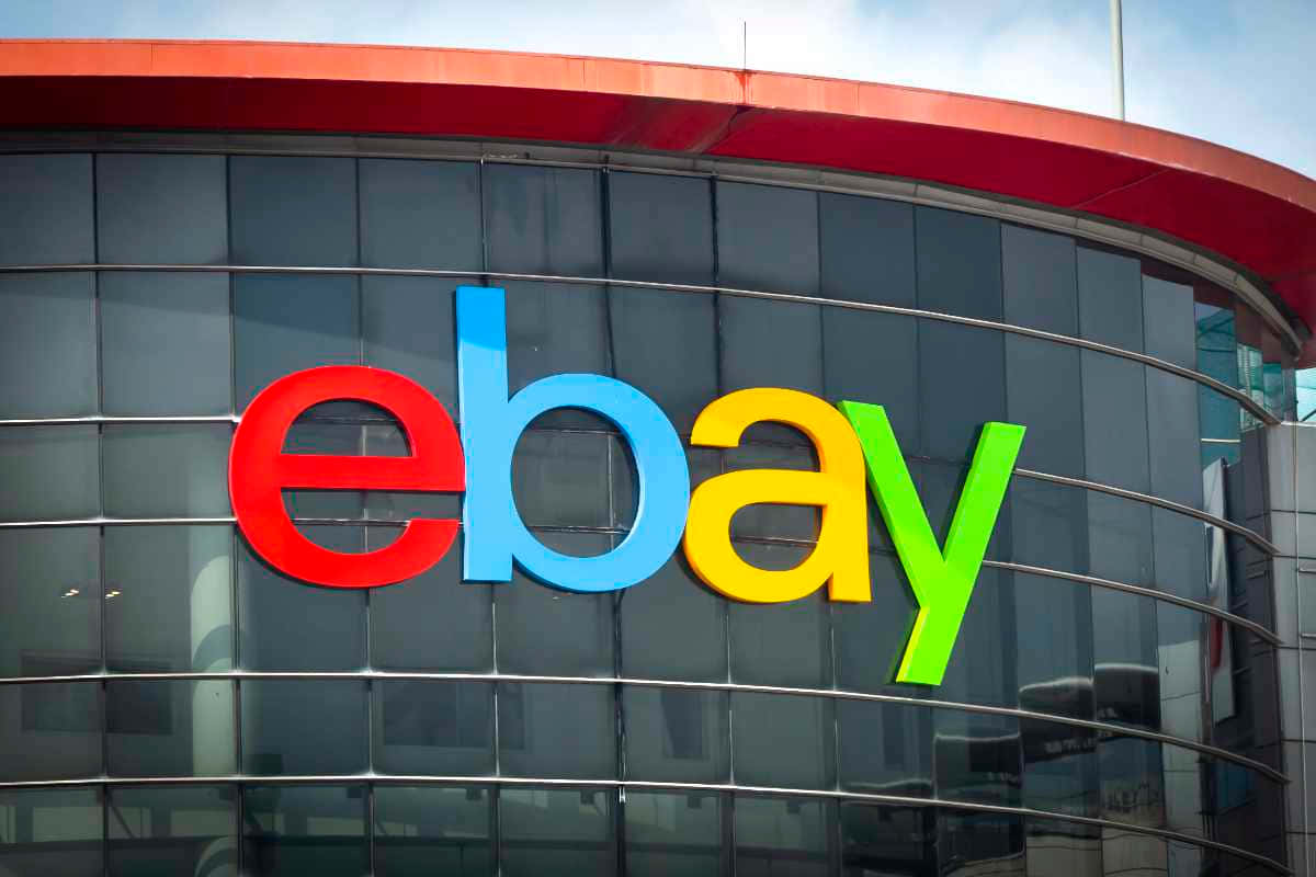 Ebay Uk Logo On Glass Windows Wallpaper