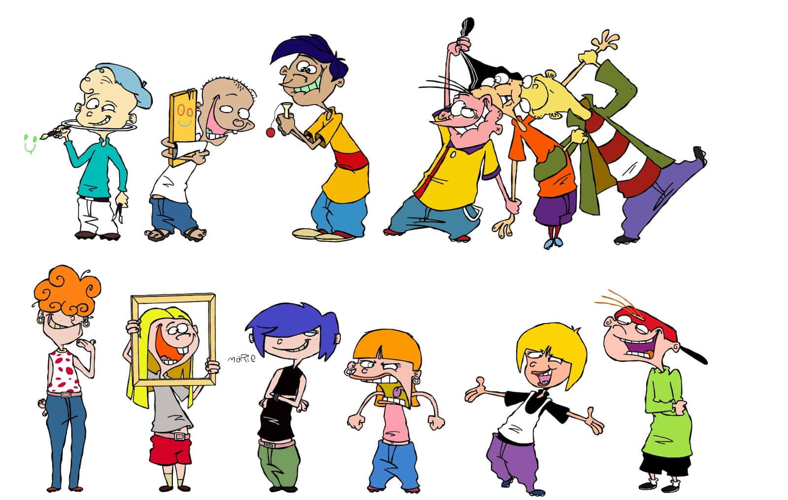 Ed, Edd N Eddy Cute Characters Wallpaper