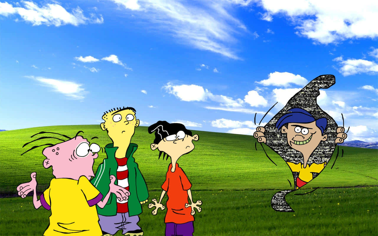 Ed, Edd N Eddy With Rolf Wallpaper