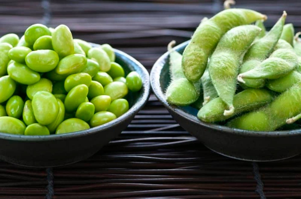 Edamame Beans Japanese Appetizer Wallpaper