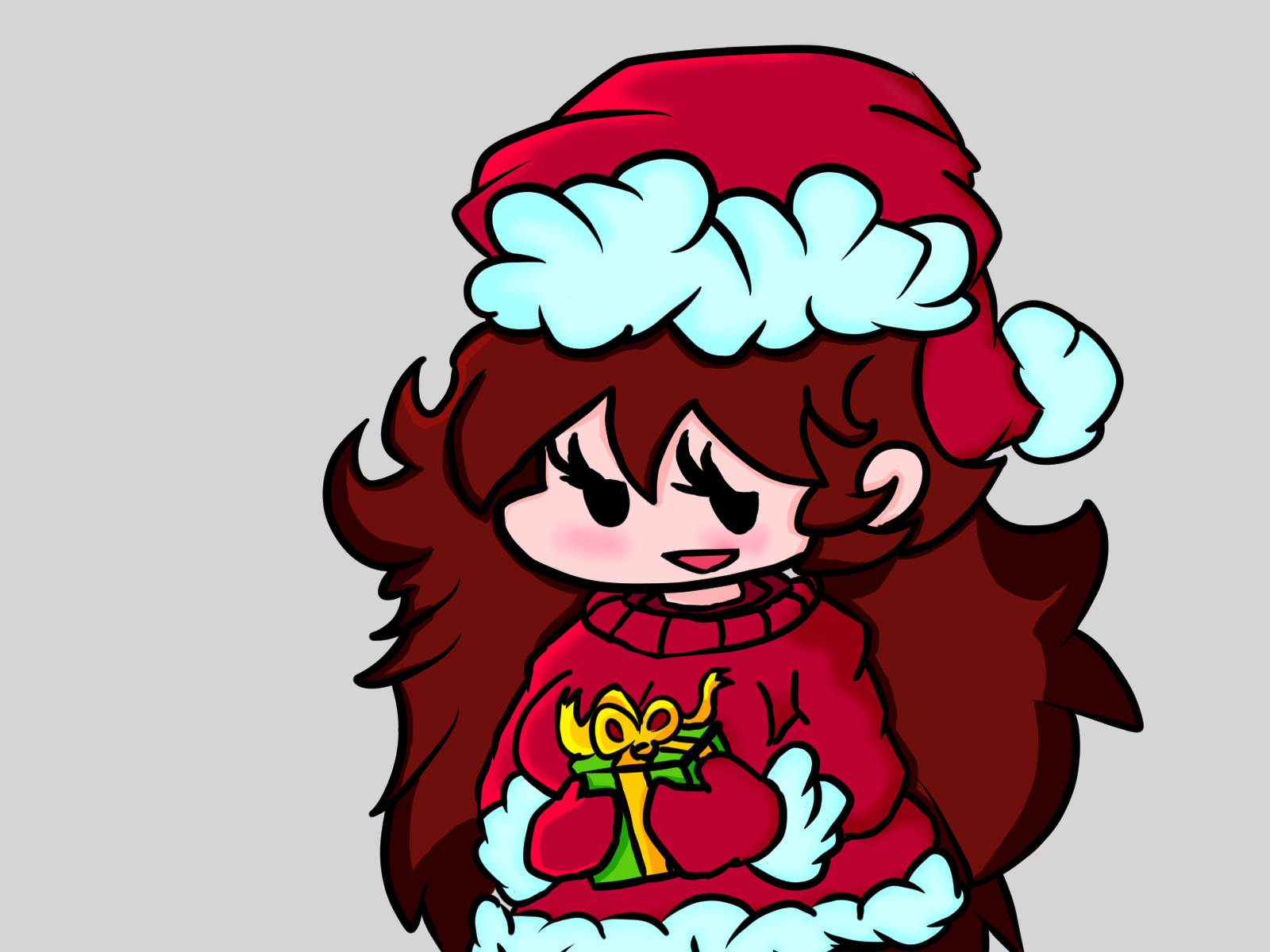 Eddsworld Tord On Cute Santa Costume Wallpaper