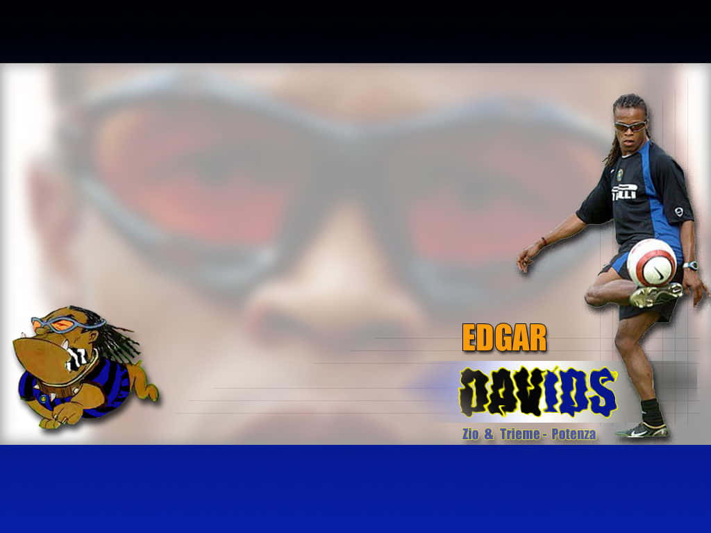 Edgar Davids Creative Poster Design Wallpaper