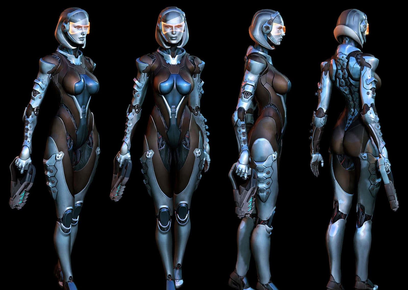 Edi The Ai Character From Mass Effect Wallpaper