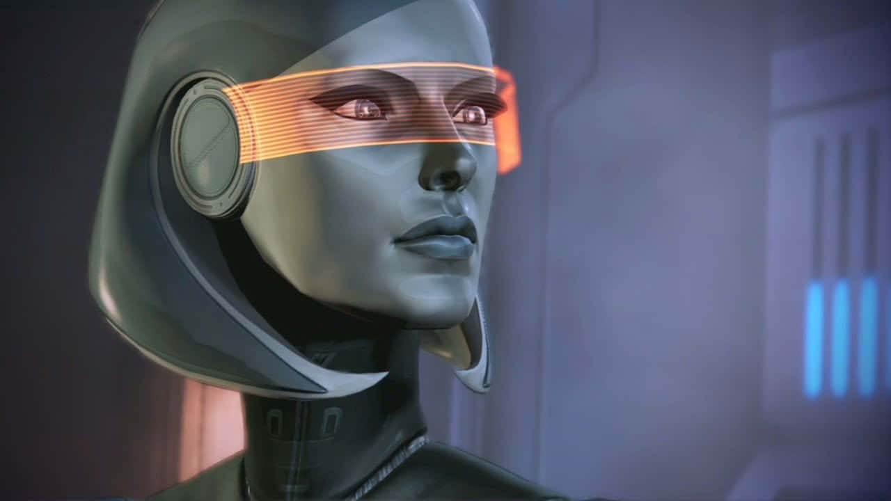 Edi, The Enhanced Defense Intelligence From Mass Effect Wallpaper