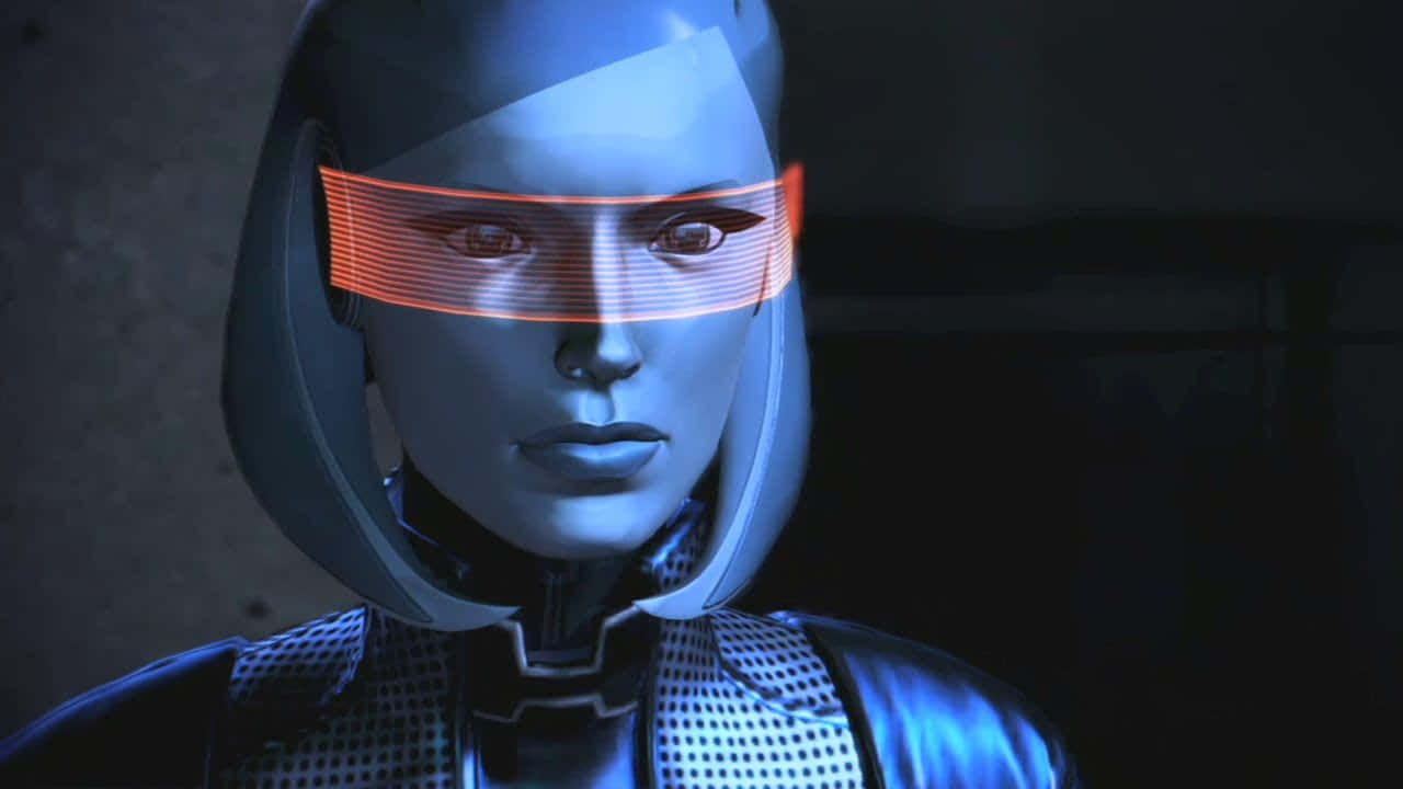 Edi, The Intriguing Ai From Mass Effect Wallpaper