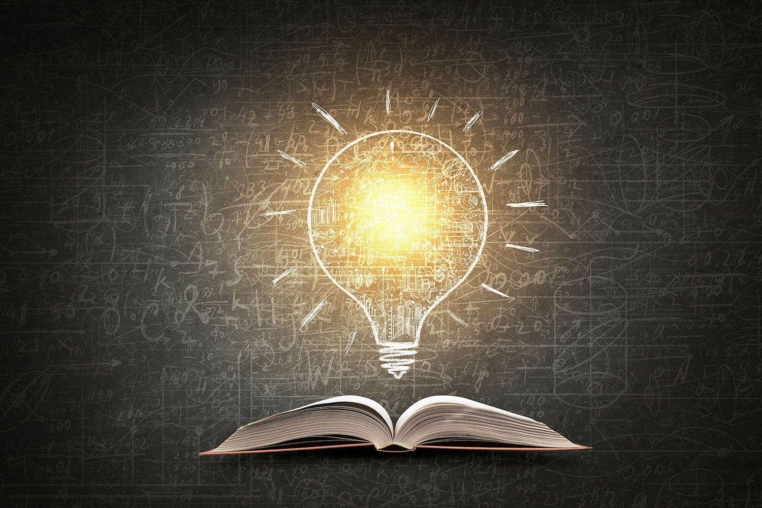 Educational Light Bulb Wallpaper