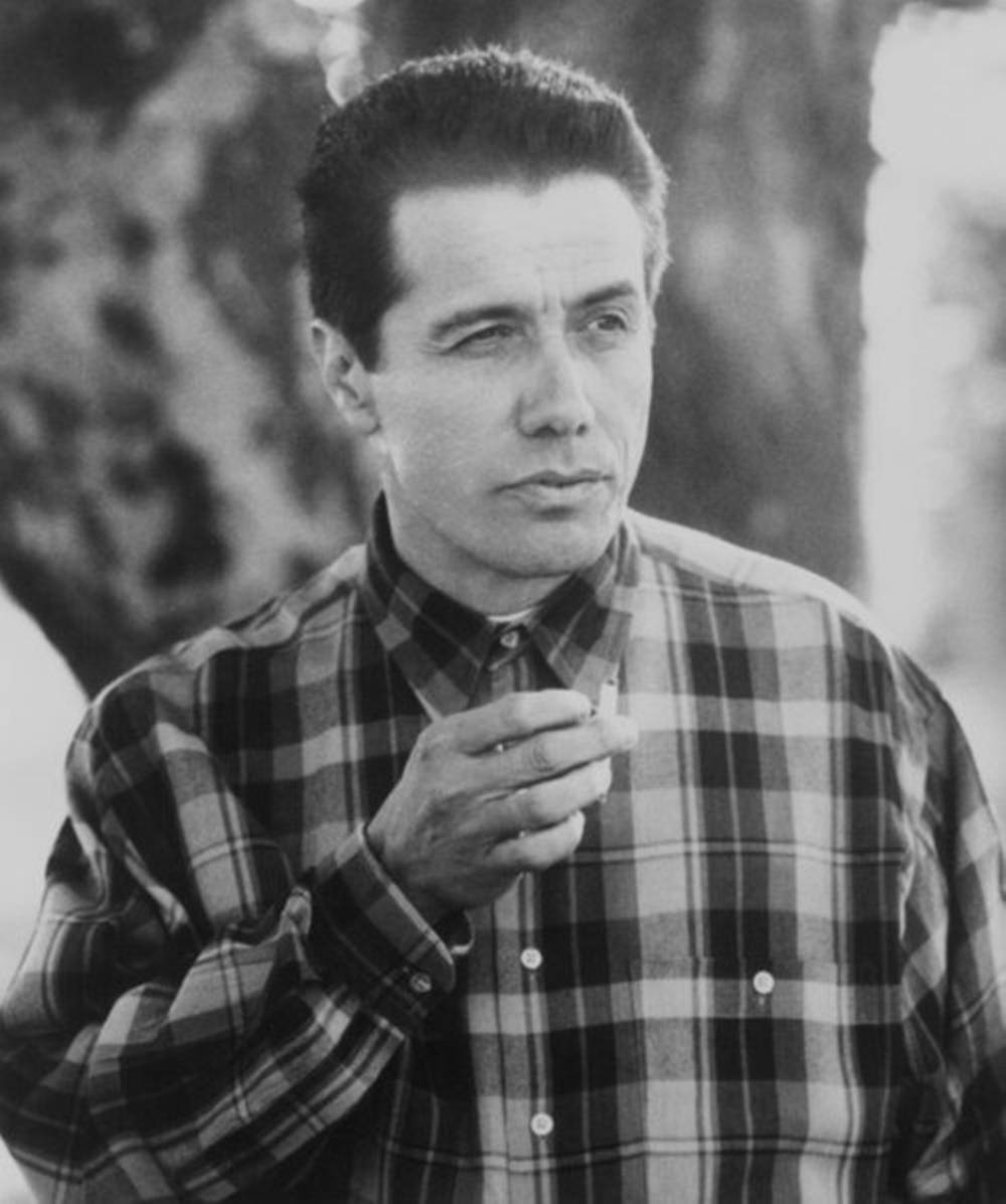 Edward James Olmos In Checkered Polo Wallpaper