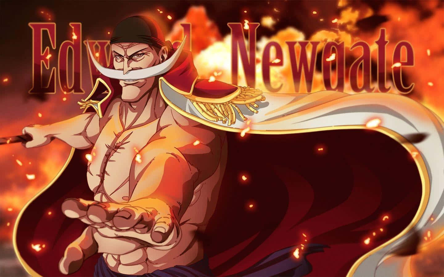 Edward Newgate, Leader Of The Whitebeard Pirates Wallpaper